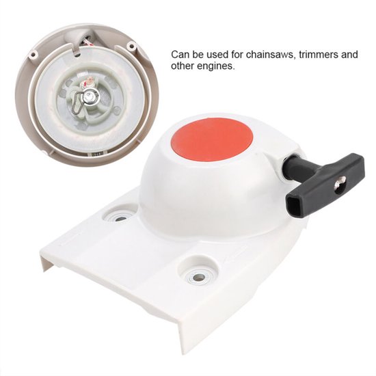 Terugslagstarter geschikt voor Stihl TS410, TS410Z, TS420 en TS420Z betonfrezen, geschikt voor een extra trekkoord. — afbeelding 2