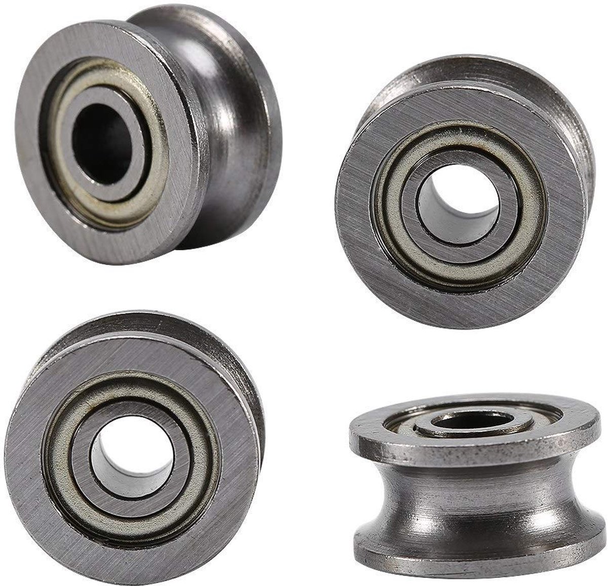 ONF3 - U624ZZ looprol - kogellagers - dubbel afgeschermd - 4 x 13 x 7 mm - lineaire bewegingssystemen - 10 stuks - geschikt voor diverse toepass...