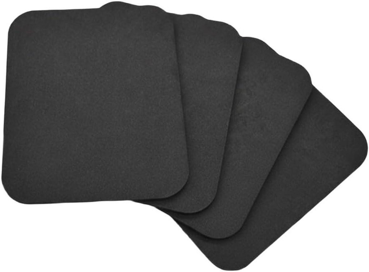 Ski Scheenbeschermers - Snowboard Inleg - Wintersport Comfort - Op maat te snijden - 4 stuks - Zwart