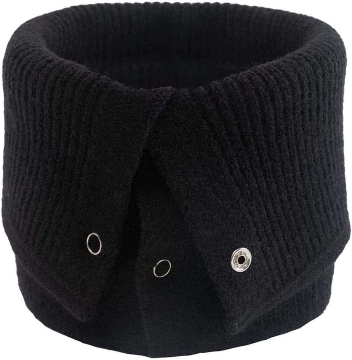 Gebreide Sjaal - Nekwarmer - Buitenactiviteiten - Met Knopen - 24x23 cm - Meerdere Kleuren