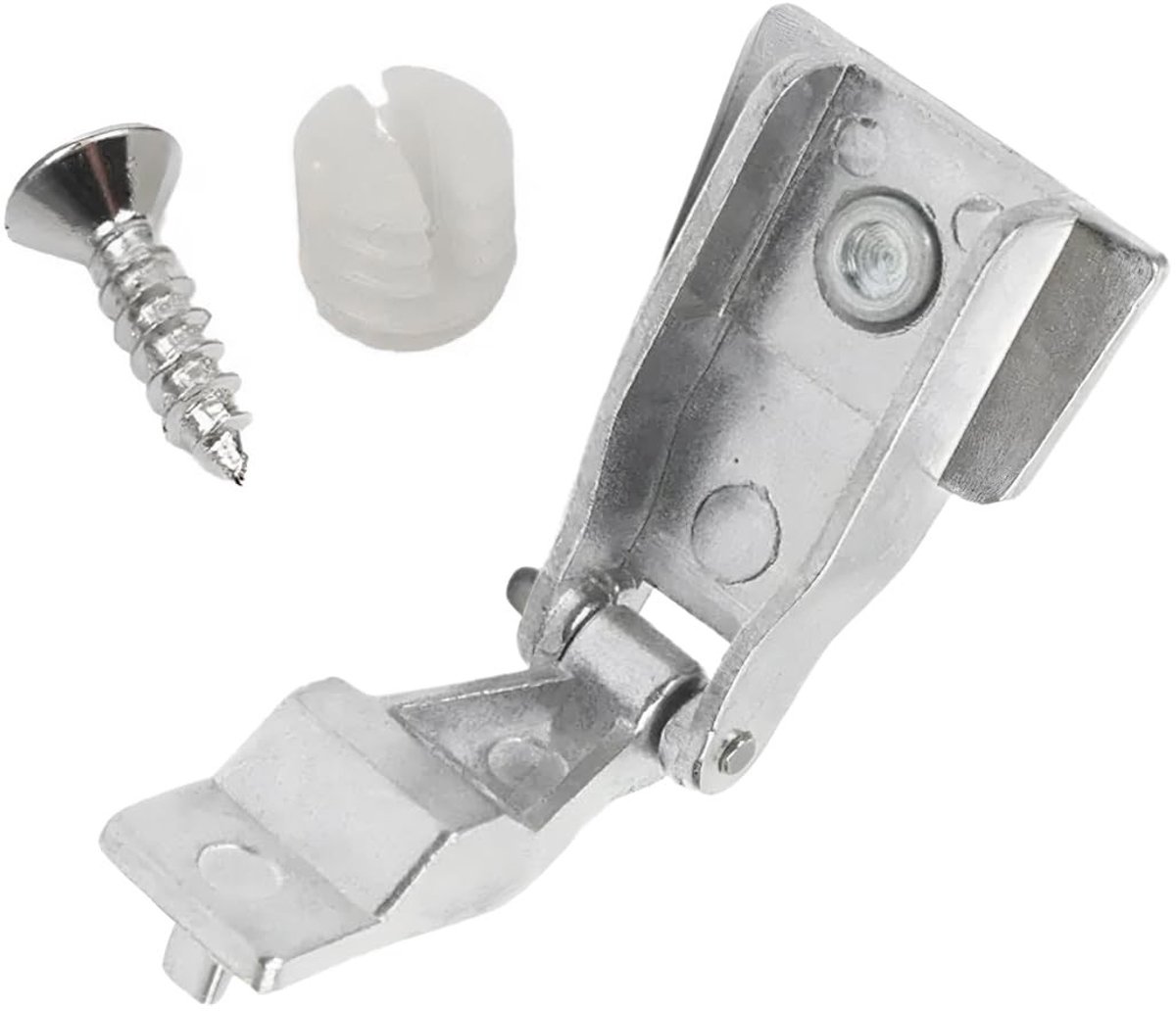 aladdien - Extern deurscharnier - Reparatiegereedschap voor deurklink - Hoogwaardig en duurzaam - Zilver - Geschikt voor buitendeuren - 1 stuk