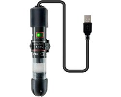 Mini Aquarium Verwarmer - Onderwater Verwarming - Water Temperatuur - USB Aangedreven - 10W - Zwart