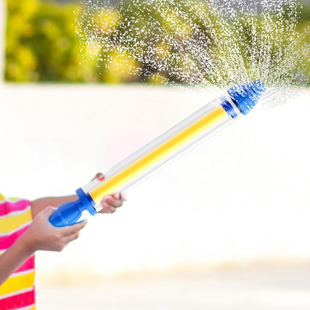 Waterspeelgoed Peuters - Waterpret Kinderen - Buiten Spelen - Grote Capaciteit - 53 cm Lengte - Blauw