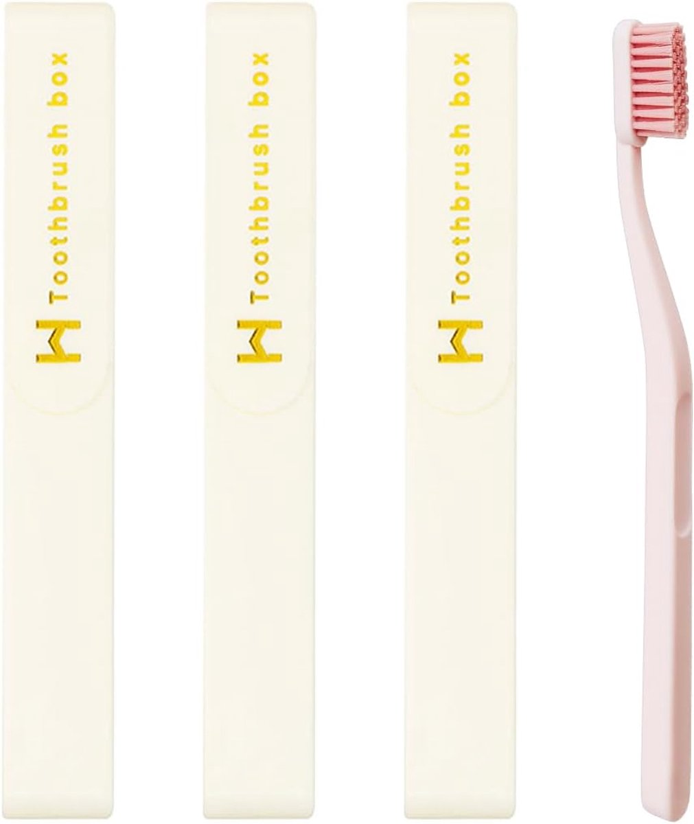 Reis Tandenborstel Etui - Beschermhoes Mondhygiëne - Hygiënisch Opbergen - Harde Schaal Bescherming - Compact Formaat - Wit