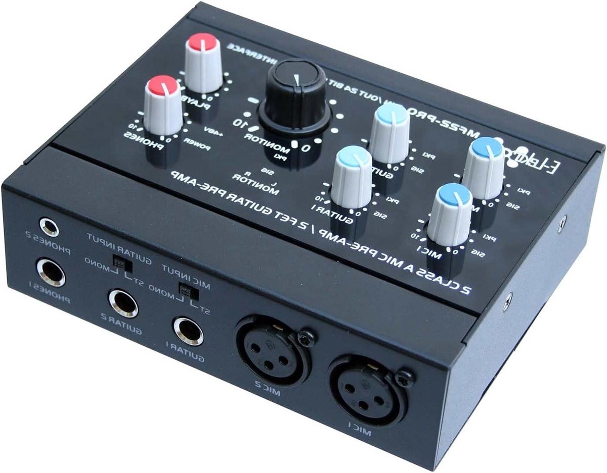 Audio Interface Mixer - Geluidskaart Mengpaneel - Opnemen Streamen - 24bit 96kHz Transparant Geluid - Compact 13x10cm