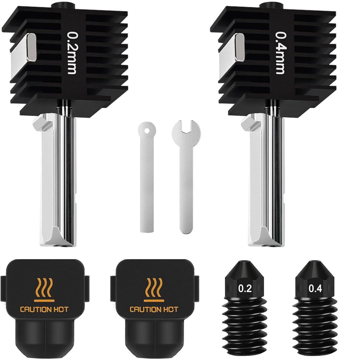 Hotend Kit - Printkop Vervanging - 3D Printer Onderdelen - Upgrade Kit - 0.2mm 0.4mm