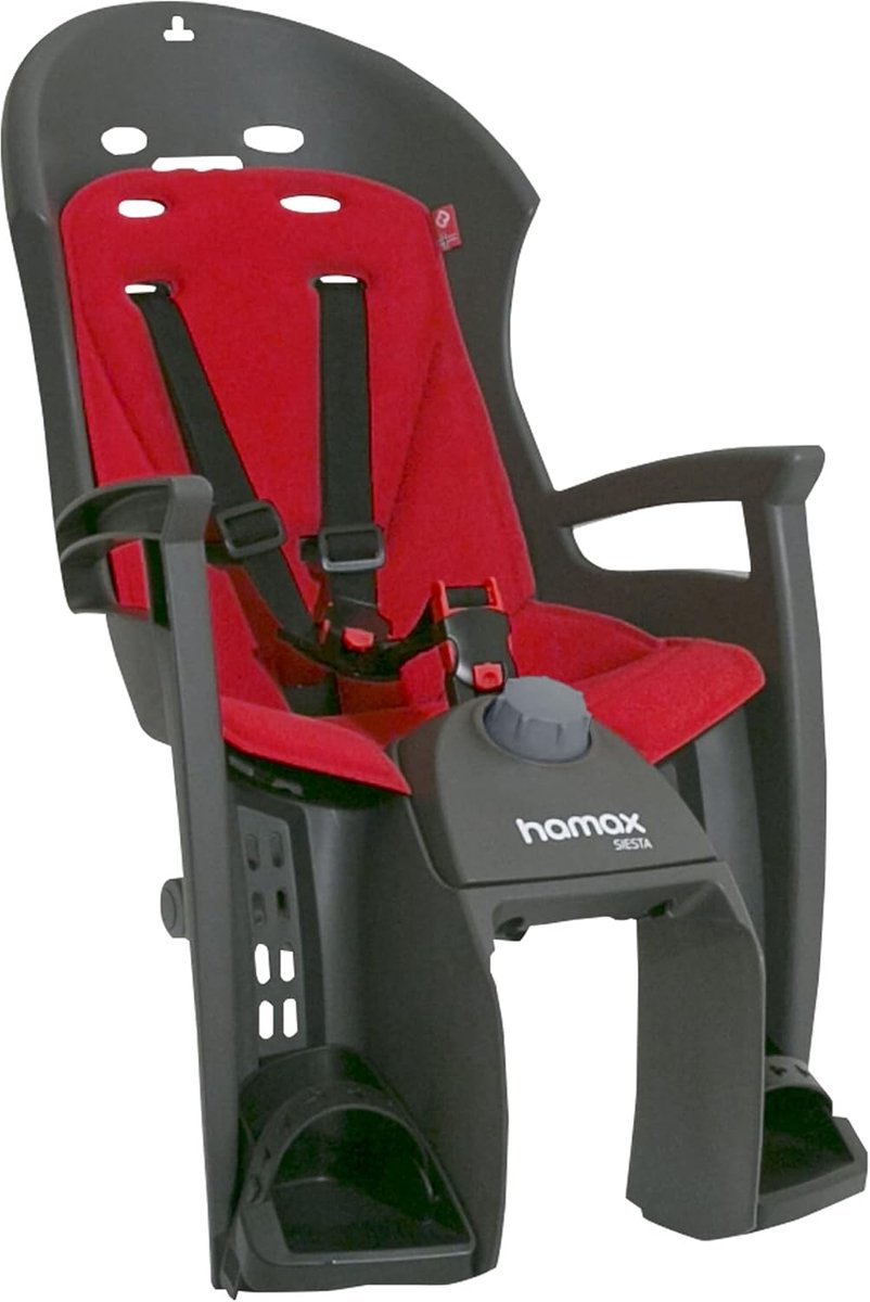 Kinderzitje Bagagedrager - Fietsaanhanger - Veilig Vervoer - Instelbare Riem - 71x50x42cm - Grijs