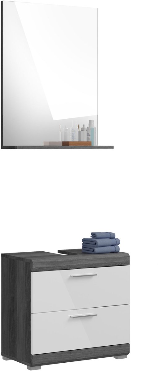 xonox.home Badkamermeubel Scout rookzilver imitatie 60x191x37 cm