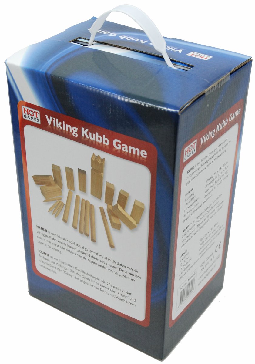 HOT Games Kubb - Werpspel voor buiten op gras, strand of camping — afbeelding 3