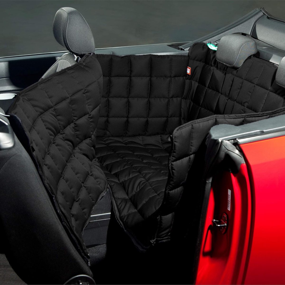 Cabrio Autodeken - Honden Autostoel - Bescherming Achterbank - Wasbaar op 95°C - 120 x 60 x 50 cm - Zwart