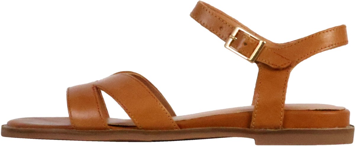 Bella leren sandalen