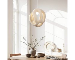 LumenXL Eigentijdse Wabi Sabi hanglamp Kaji 43 x 50 cm - zandbeige