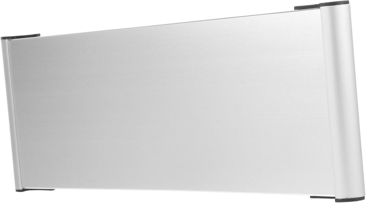 Naambord Kantoor - Deurbord Wandbord - Kamer Bewegwijzering - Duurzaam Aluminium Ontwerp - 30x12 cm - Zilver