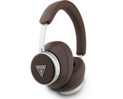 Guess PU Saffiano Triangle Logo ENC Headphone - Geschikt voor Bluetooth Smartphones - Bruin