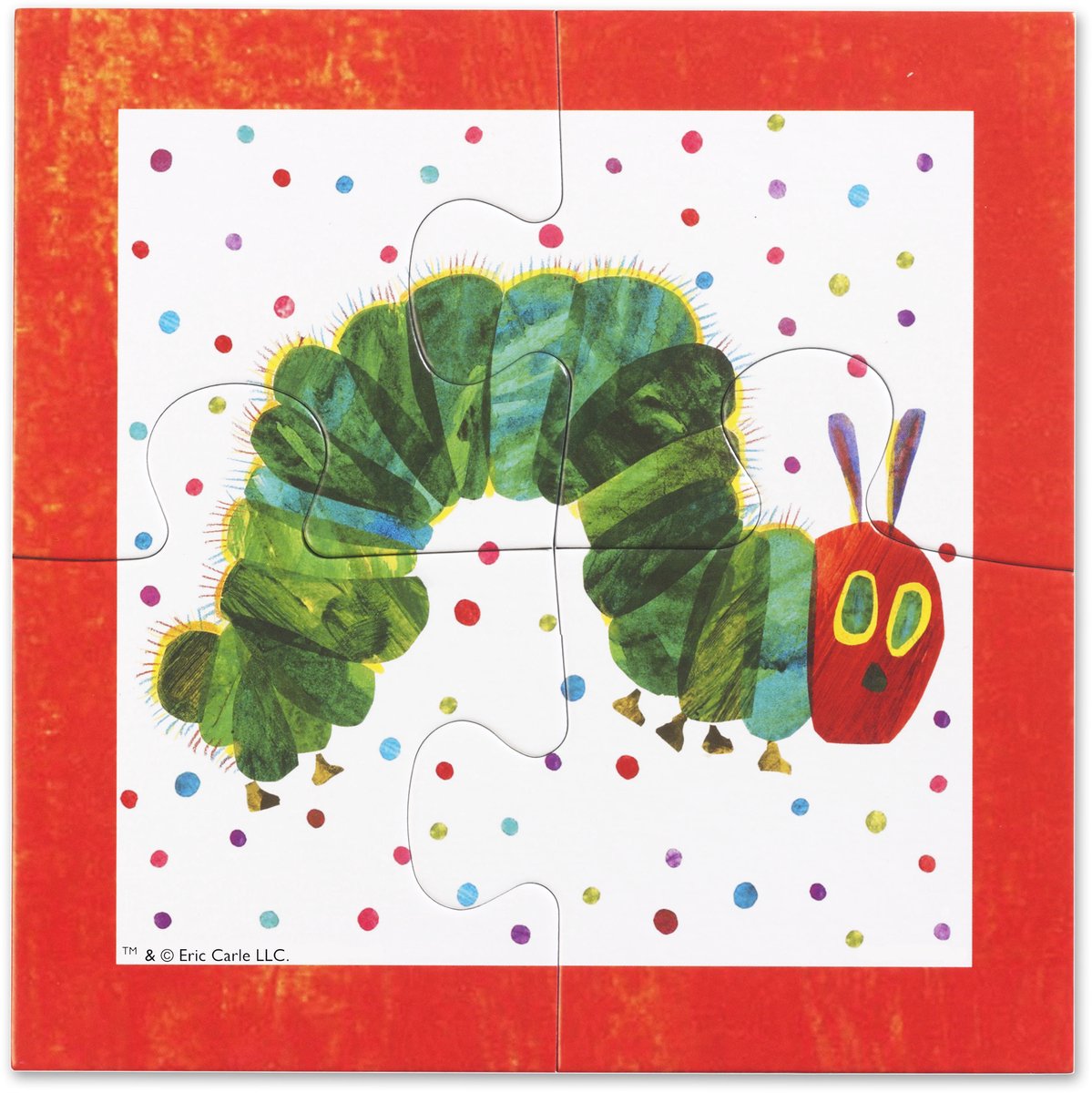 Rupsje Nooitgenoeg puzzel 4 in 1 educatief peuter speelgoed - kinderpuzzel 4x6x9x16 stukjes leren puzzelen - cadeautip puzzel 3 jaar en ouder - Bambolino Toys — afbeelding 8