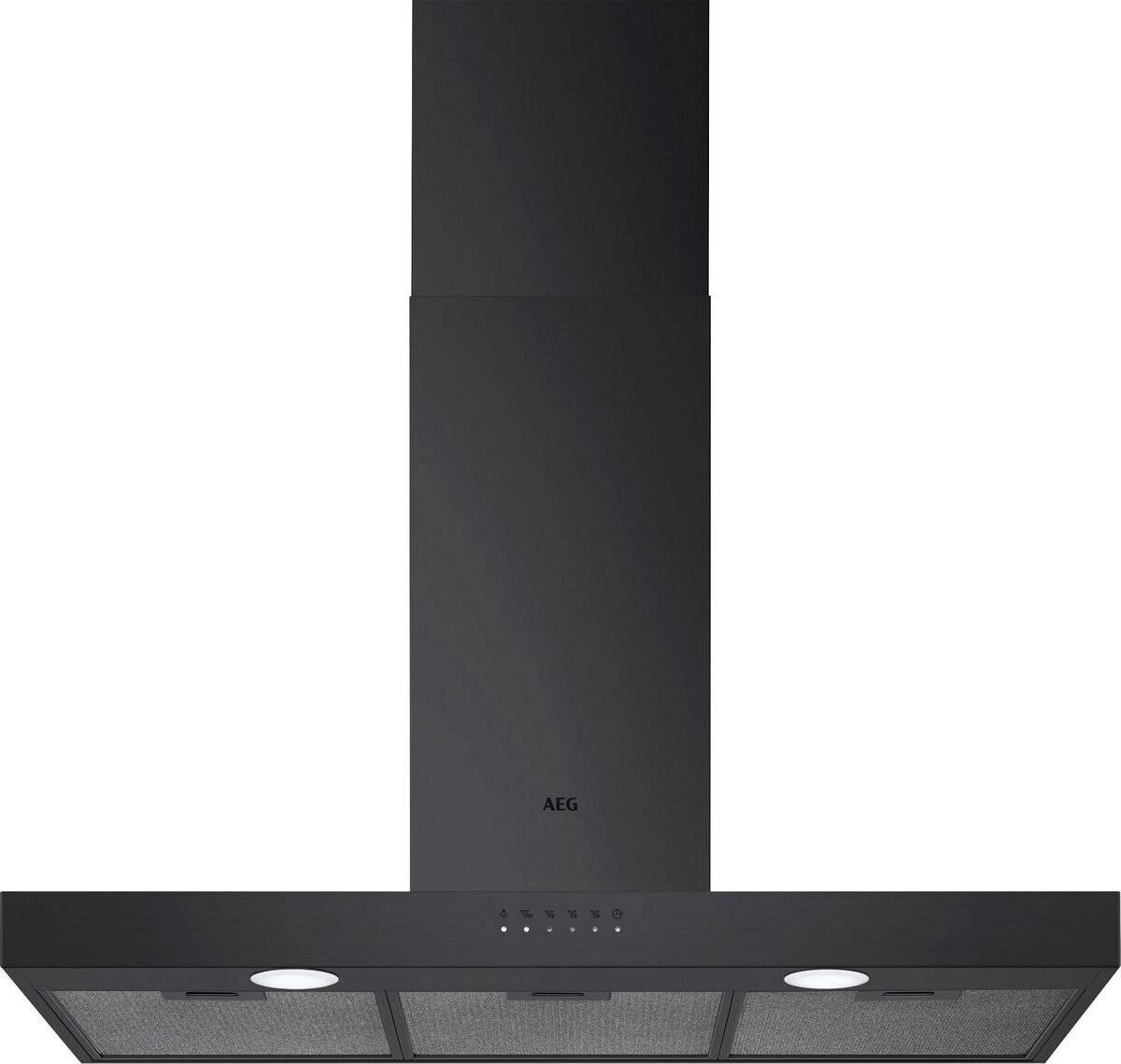Bol.com AEG DBE5971R - 90 cm blokschouw - Mat Zwart - 6000 Serie Afzuigkap aanbieding