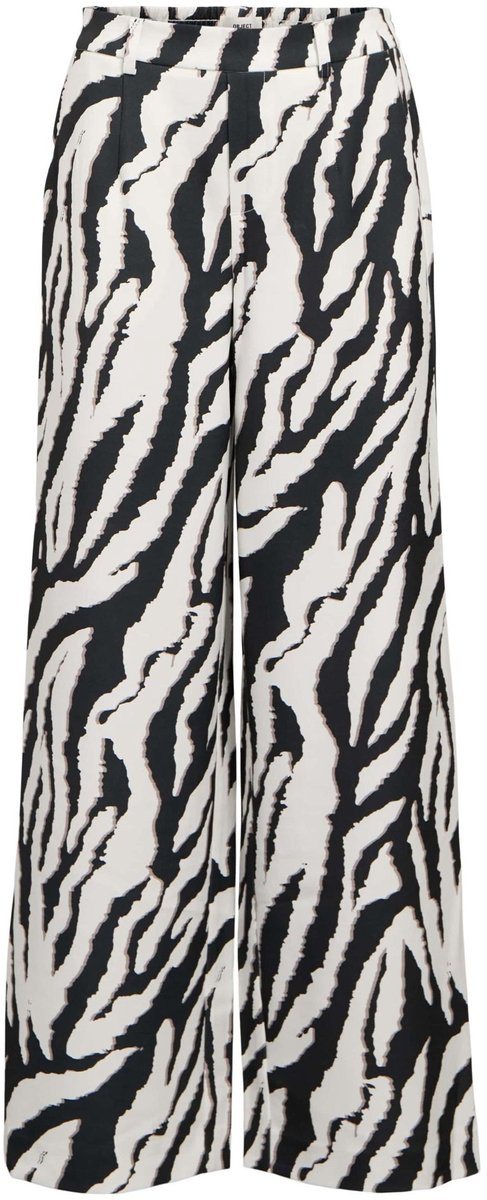 Object Wide leg broek Luipaardprint