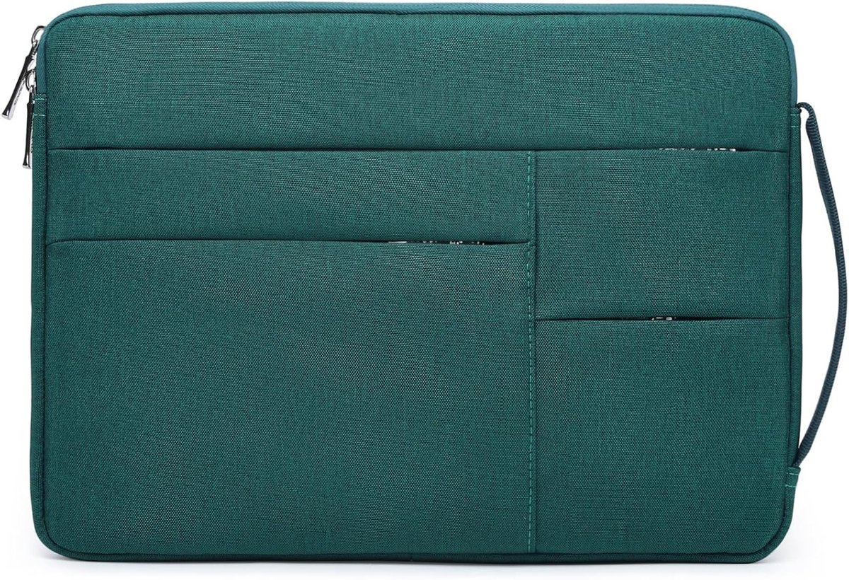 Laptop Sleeve Tas voor 13.3 tot 16 Inch Laptops met 3 Voorzakken en Zijhandvat - Geschikt voor MacBook Pro, MacBook Air en Dell XPS