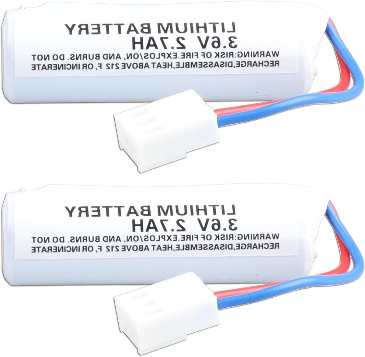Set van 2 Alarm Batterijen 3.6V 2700mAh, Geschikt voor D8903, LI04 en MGL956439, Hoogwaardige Vervangingen voor Alarmsystemen