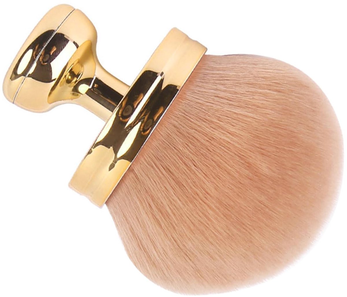 Allecto - Body Makeup Pinsel - Extra Large Applicator - Perfect voor Bronzer en Zonnebrand - Goud - 3 Inch Breed - Geschikt voor Grote Lichaamsdelen