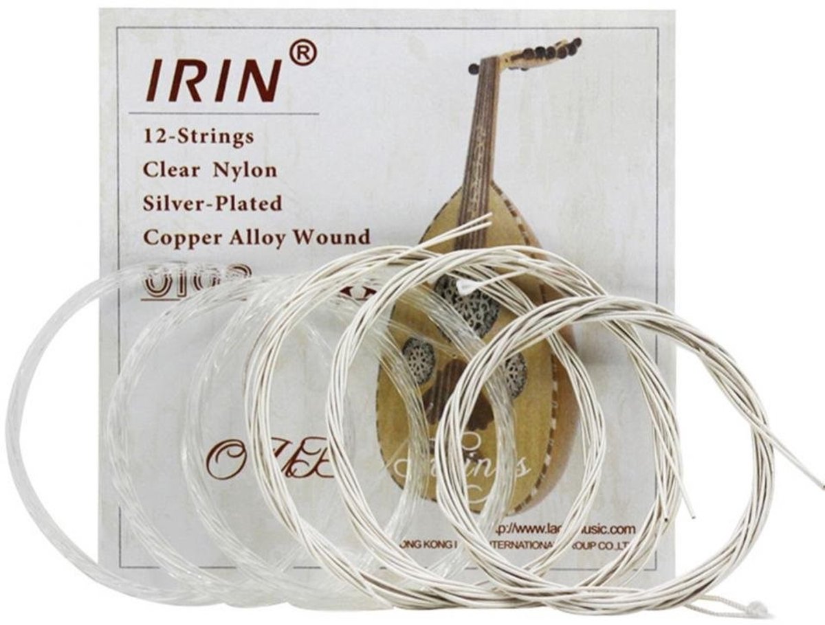 Dailygoods - Oud Snaren - 12 Strings - Duurzaam en Muzikaal - Lichtgewicht - Vervangend Onderdeel - Geschikt voor Professionals en Amateurs