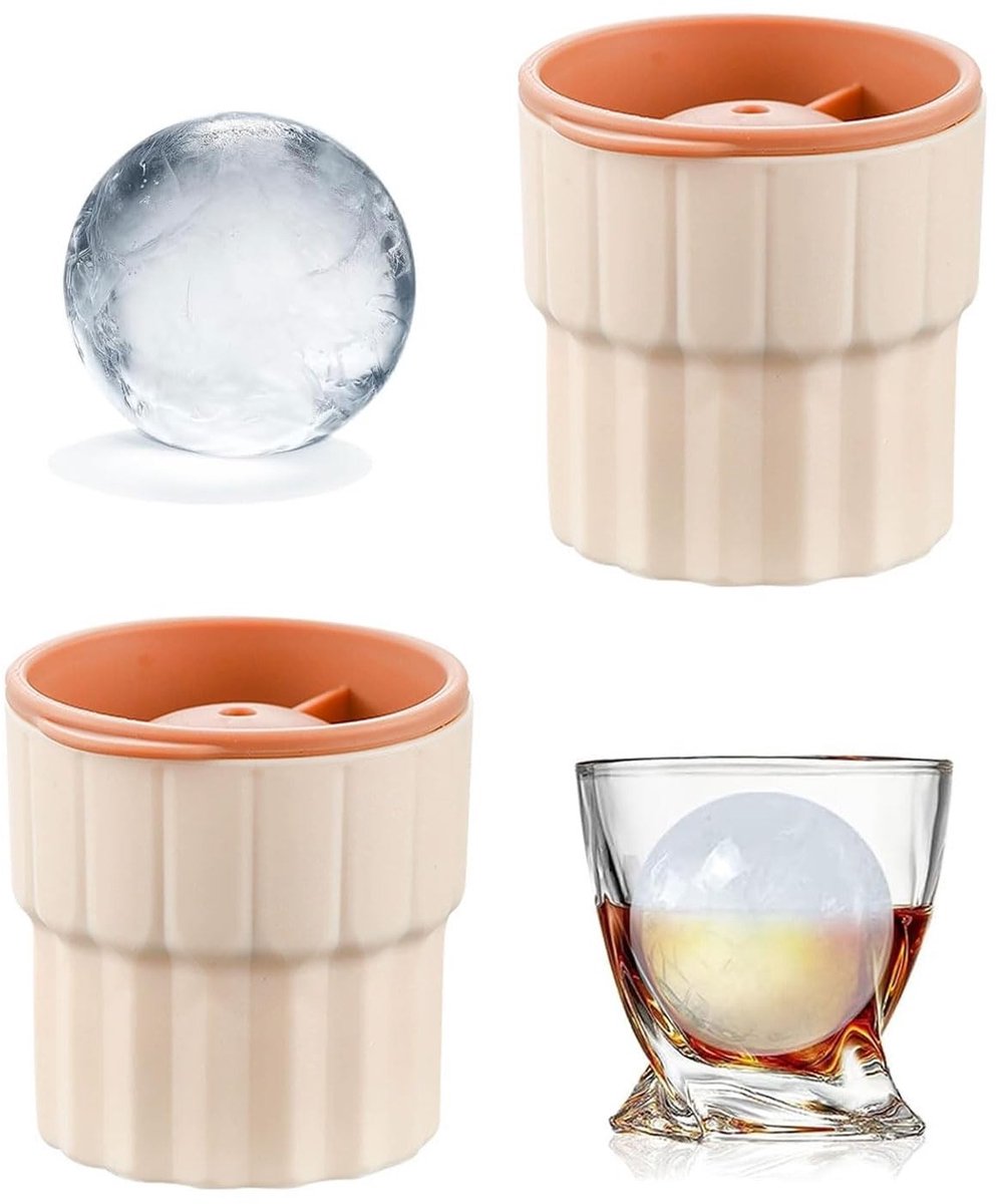 Cosensi - Dailygoods - Set van 2 Siliconen IJsblokjesvormen voor Dranken
