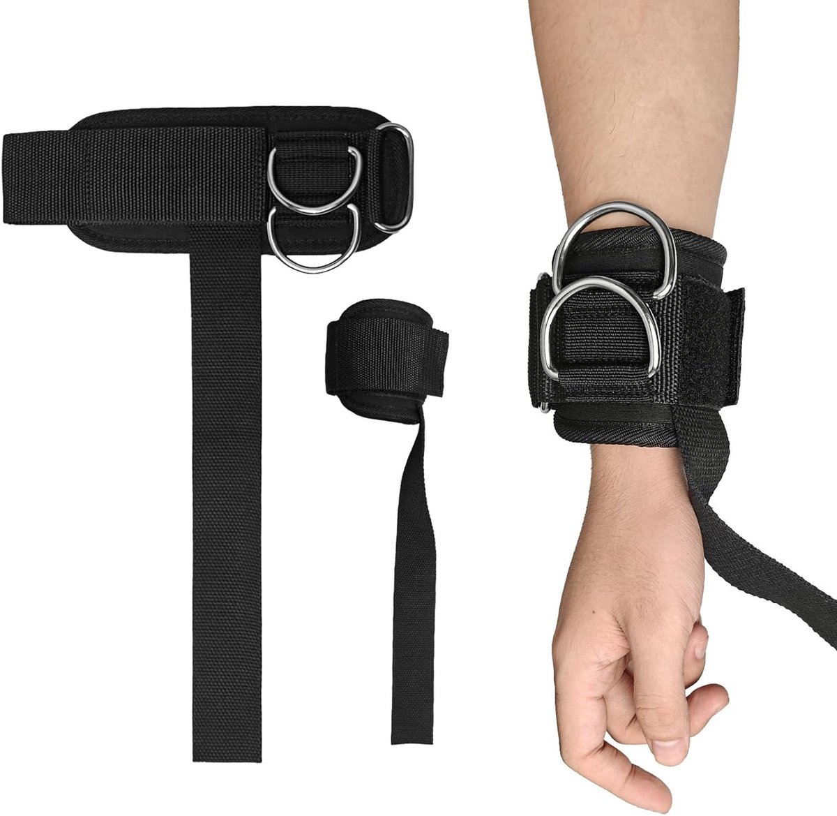 Lifting Aid voor Sport en Activiteiten zoals Hardlopen, Wandelen, Dansen en Balspelen - 30 x 20 x 1 cm, Zwart, 2 Stuks