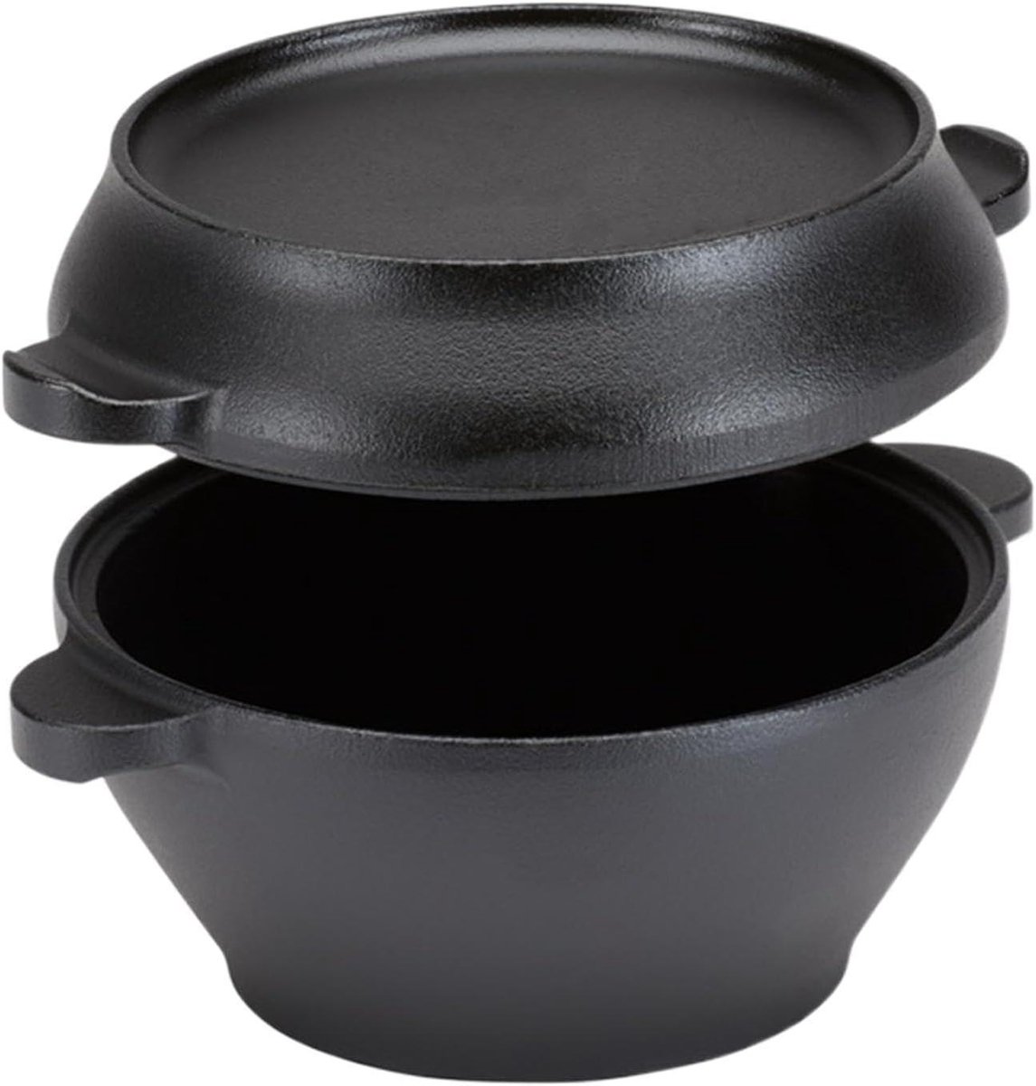 Gietijzeren Hollandse Pot - Gietijzeren Oven - Buiten Koken - Dubbele Handvatten - 148 cm - Zwart