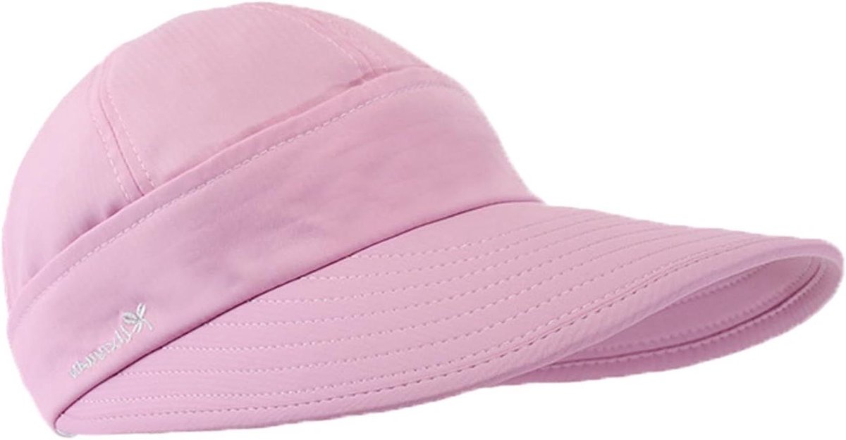 Zonnehoed Dames - Brede Rand - Strand Bescherming - Opvouwbaar Vizier - One Size - Onbekend