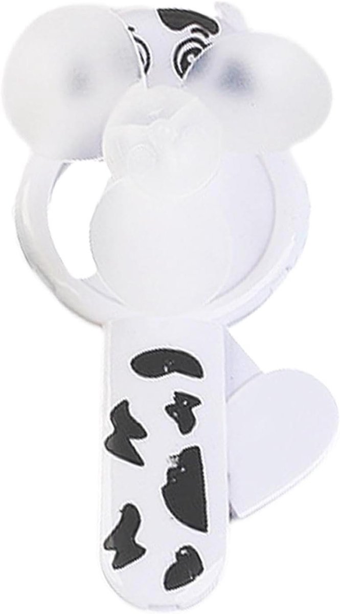 Handpers ventilator - Persoonlijke koeler - Zomerse verkoeling - Handmatige bediening - 10x10 cm - Kleurrijk