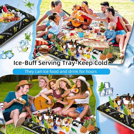 Opblaasbare Bar - Draagbare Koeler - Feest Serveren - Ingebouwde Isolatie - 129x64 cm - Niet gespecificeerd — afbeelding 3