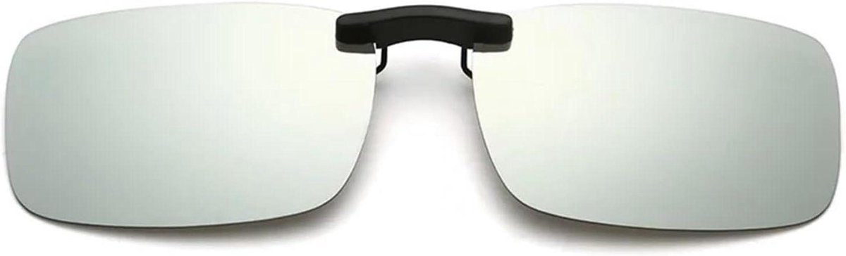 Clip-on Zonnebril - Flip-up Bril - Veilig Autorijden - Gepolariseerde Lenzen - 59 mm Lensbreedte - Nachtzicht