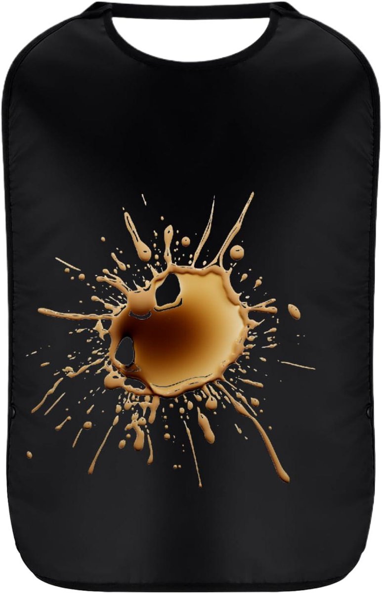 Slabbetjes Volwassenen - Voedingsschort - Bescherming Kleding - Waterdicht Kruimelvanger - 73 x 45 cm - Grijs