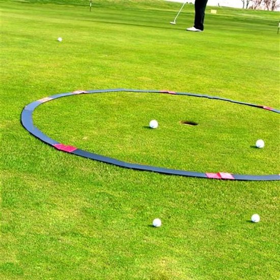 Golf Putting Cirkels - Oefen Cirkels - Golf Vaardigheden Trainen - Ultradun Flexibel Ontwerp - Tot 182cm Diameter - Groen van GOLF — afbeelding 5