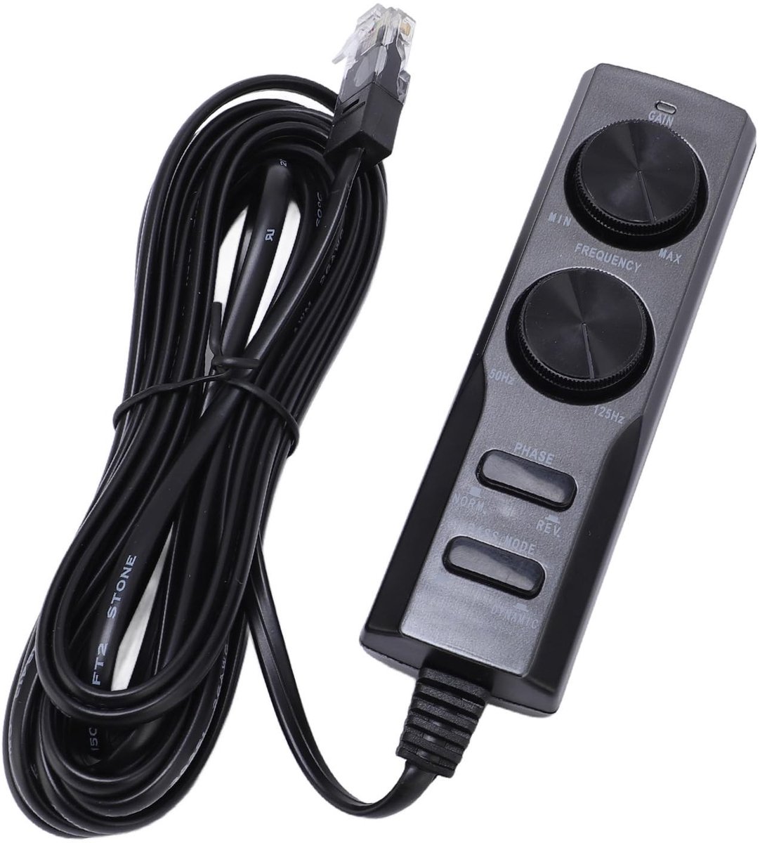 Dailygoods - Draadregeling voor Auto Subwoofer met Faseschakelaar en Vermogensindicator