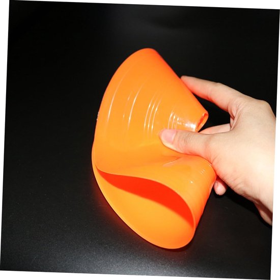 Voetbal Obstakel Kegels - Trainings Markers - Sport Training - Goed Zichtbaar Ontwerp - 12 Stuks - Oranje — afbeelding 4