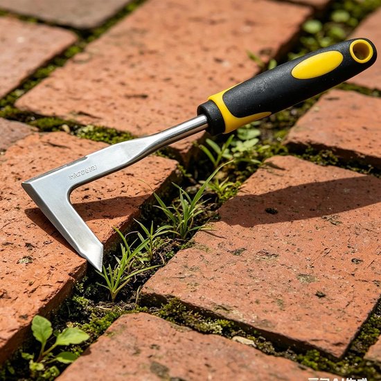 Voegenwiedkrabber Bestrating - Onkruidverwijderaar Tuin - Onderhoud Terras - Schopvormig Snijblad - 346 cm - Metaal — afbeelding 2