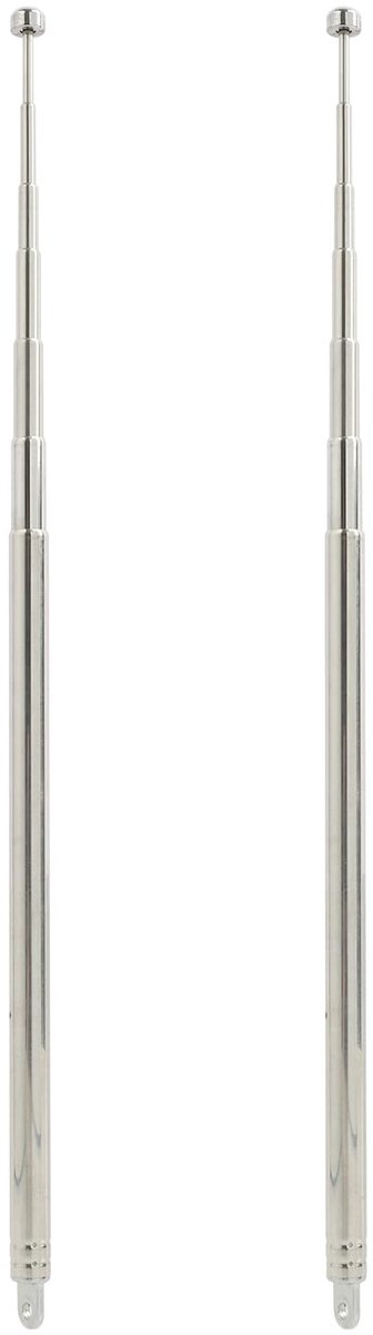 Dailygoods - Telescopische Radio Antenne Set van 2 voor Verbeterde Ontvangst