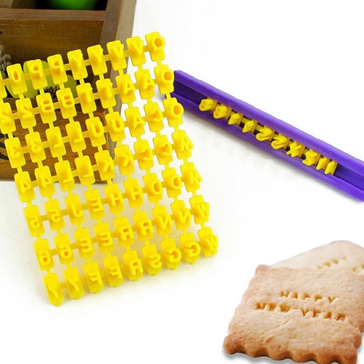 Dailygoods - Cookie Stempelset met 72 Stuks voor Gepersonaliseerde Creaties