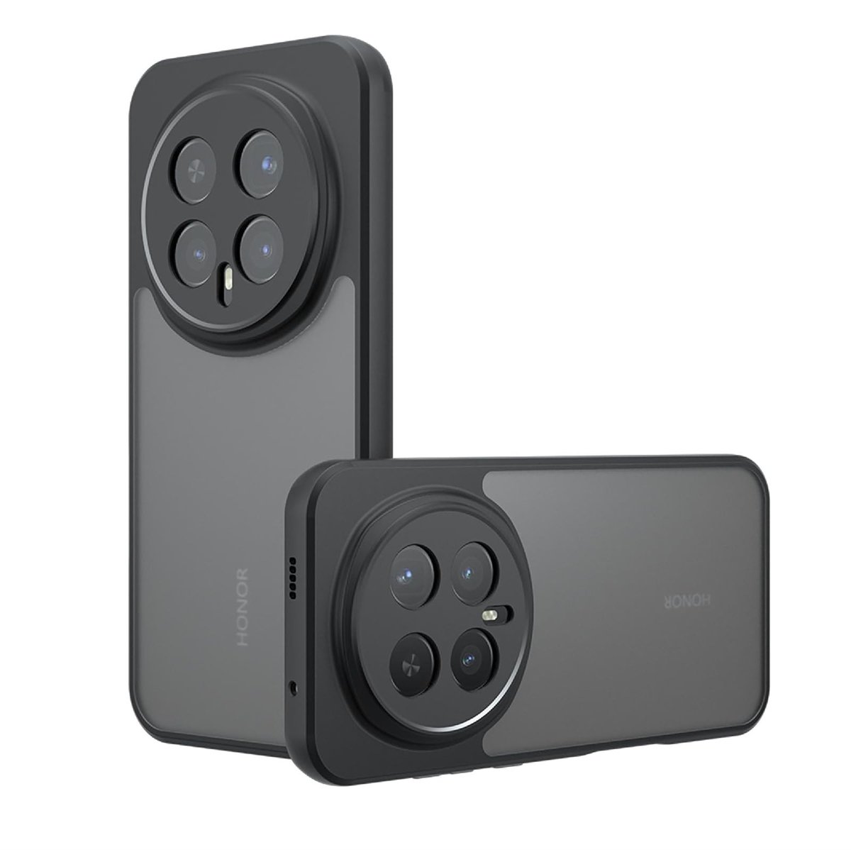 Dailygoods - Matte Beschermhoes voor Honor Magic 8 Pro met Anti-val Functie