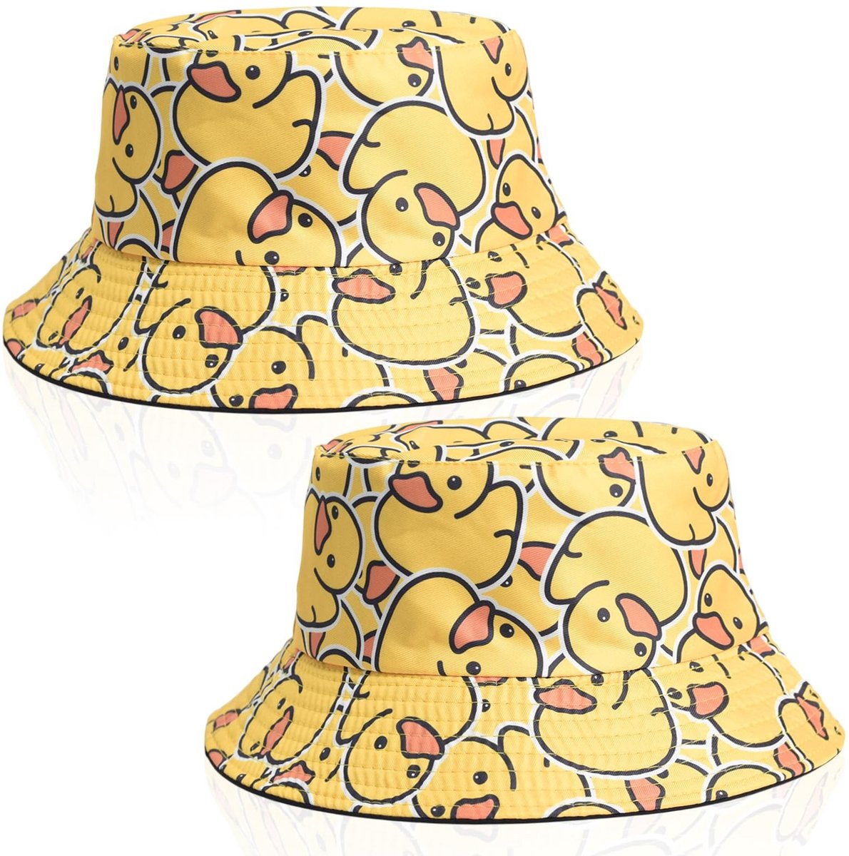 Dailygoods - Set van 2 Dubbelzijdige Vissershoeden voor Zomeractiviteiten