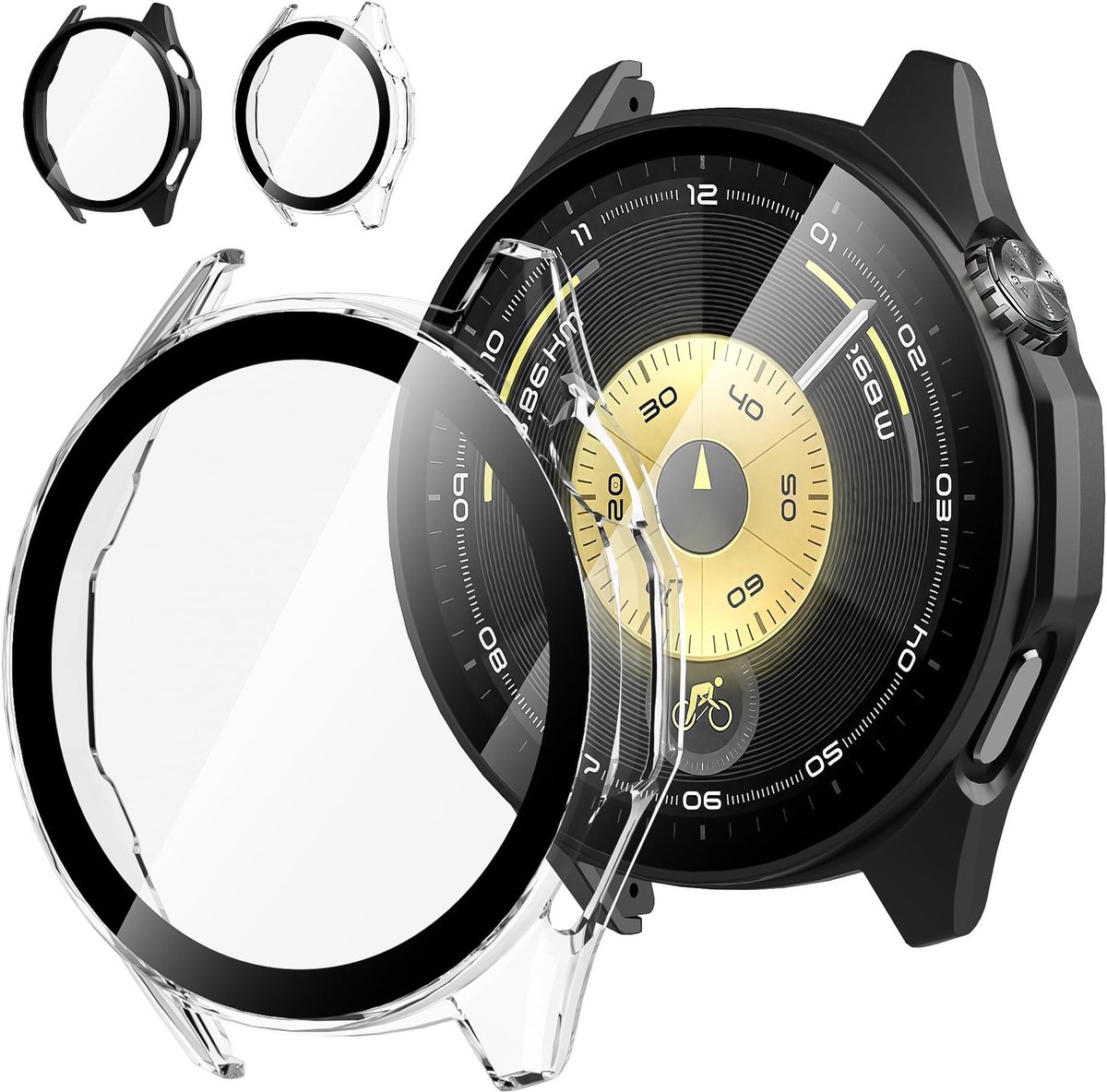 Dailygoods - Cosensi - 2 Stuks Gehard Glas Screen Protector voor Huawei Watch GT 6
