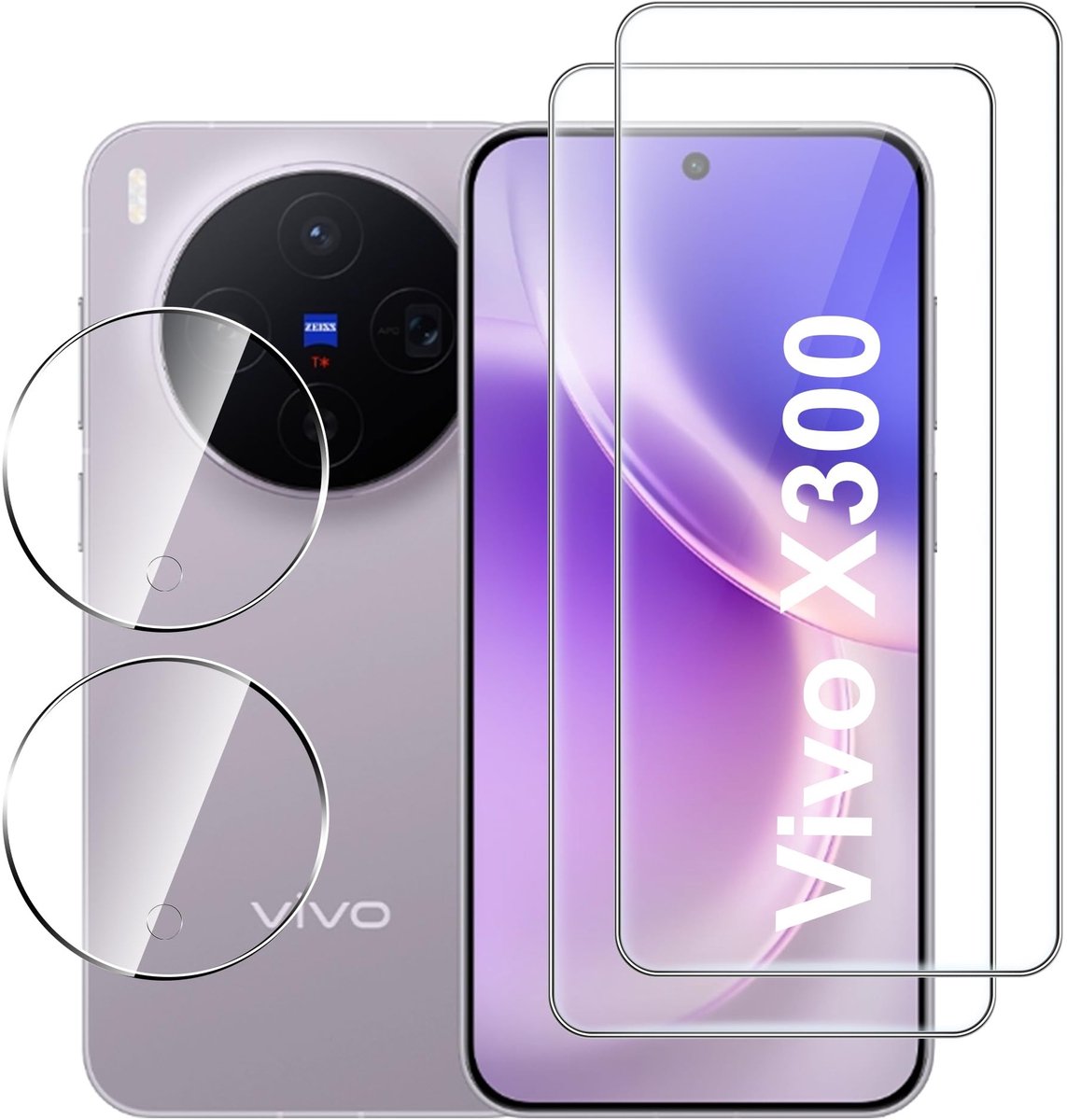 Dailygoods - Beschermfolie voor Vivo X300 met Camerabescherming