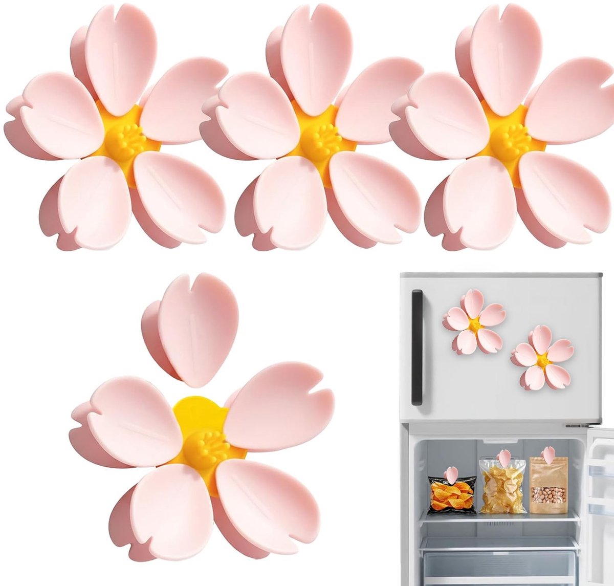 Dailygoods - Set van 20 Roze Sluitclips voor Snacks en Zakjes