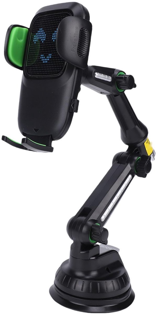 Dailygoods - Zware Telefoonhouder voor Dashboard met Lange Arm