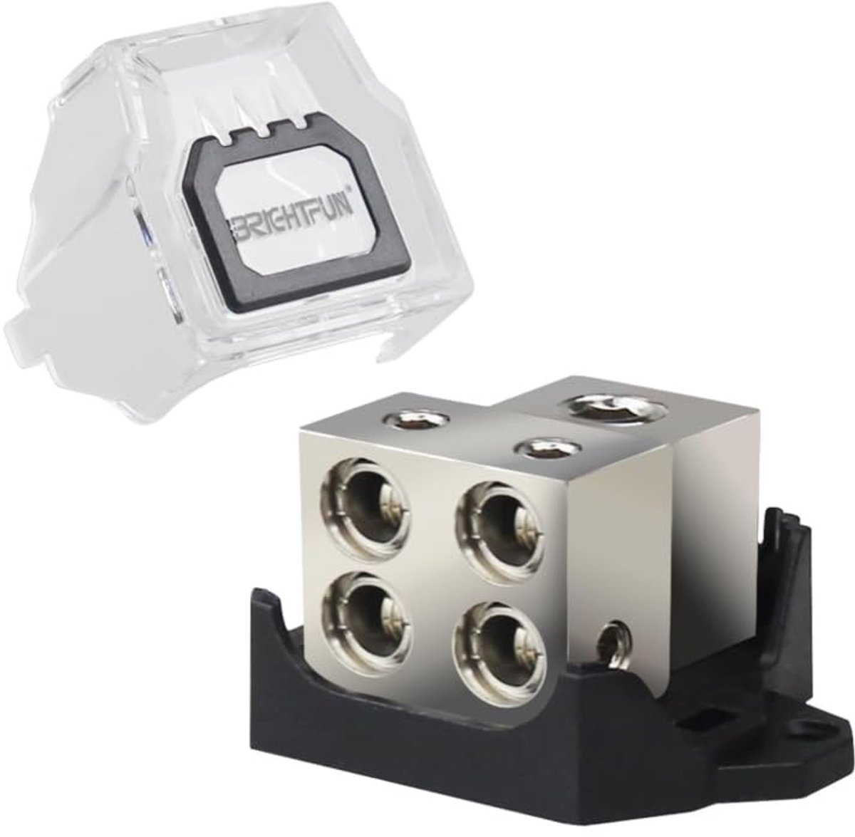Dailygoods - 4-Weg Stroomverdeelblok voor Auto Audioversterkers
