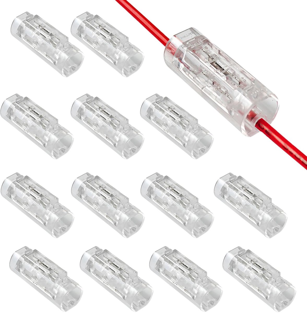 Dailygoods - 10 Stuks Soldeervrije Snelverbinders voor Draadverbinding
