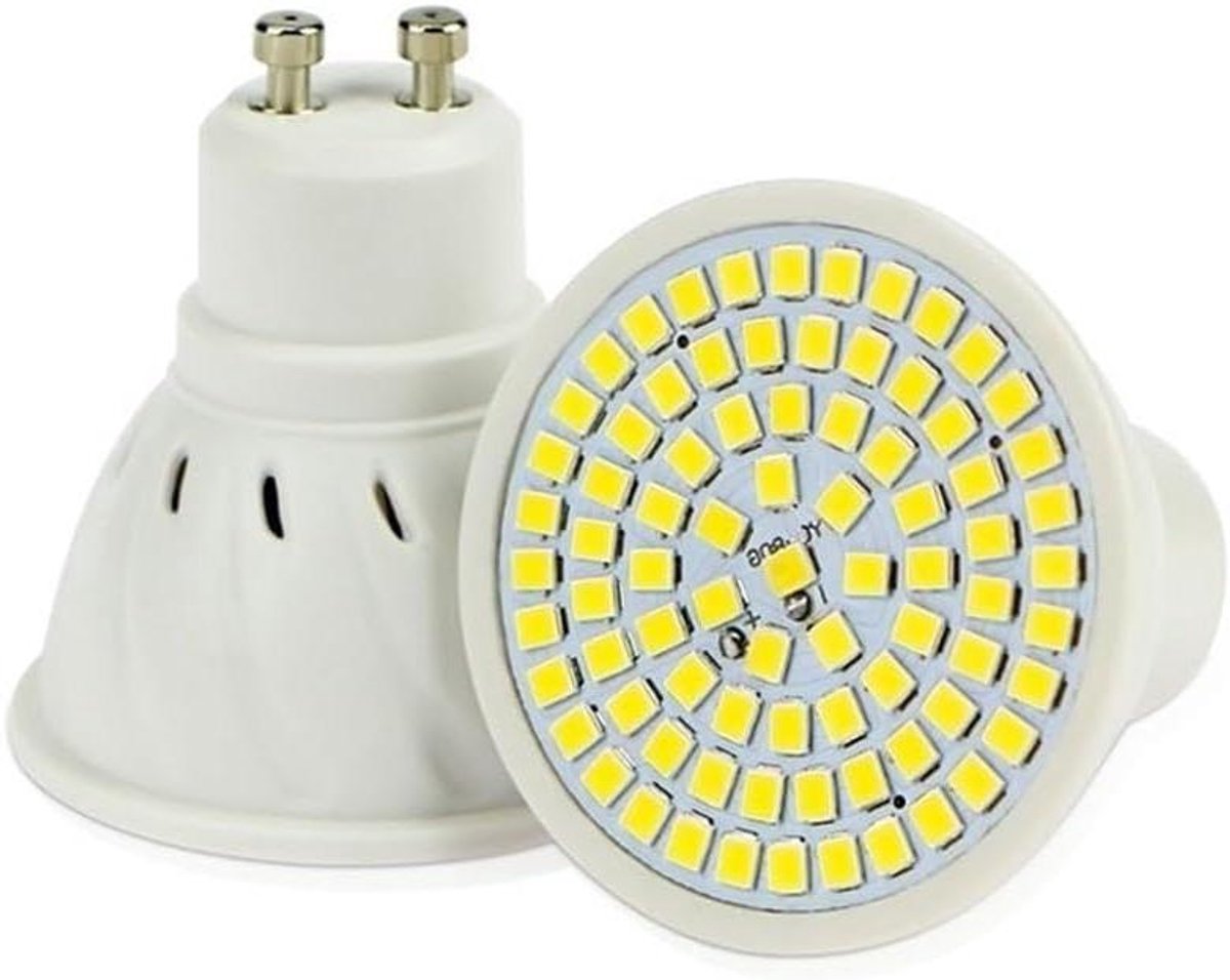 LED Lamp - Spotlamp Energiezuinig - Huis Verlichten - Lange Levensduur - 10 Stuks - Warm Wit