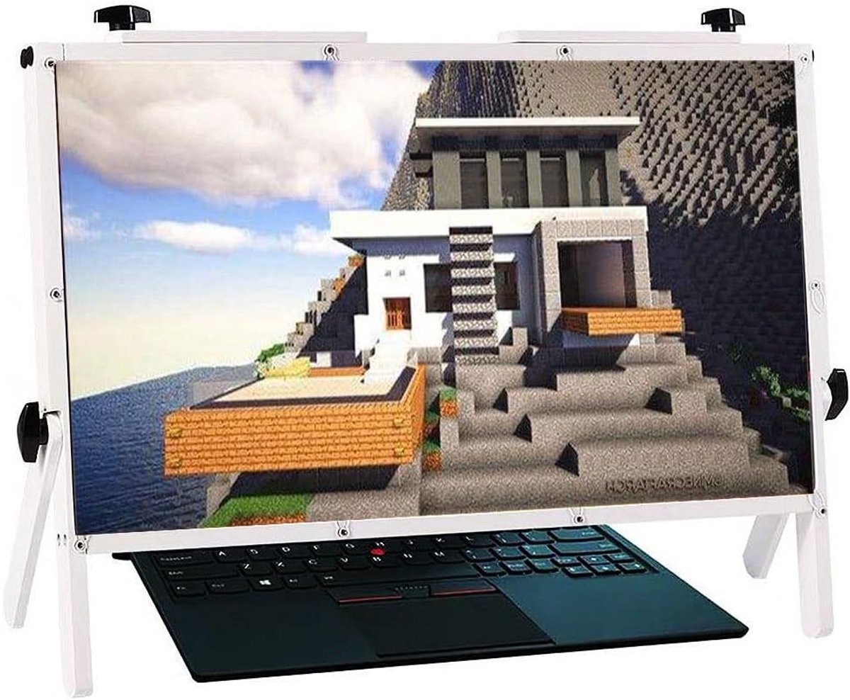 Scherm Vergrootglas - Laptop Telefoon - Film Kijken - HD Optische Zoom - 22 Inch - Houtkleur