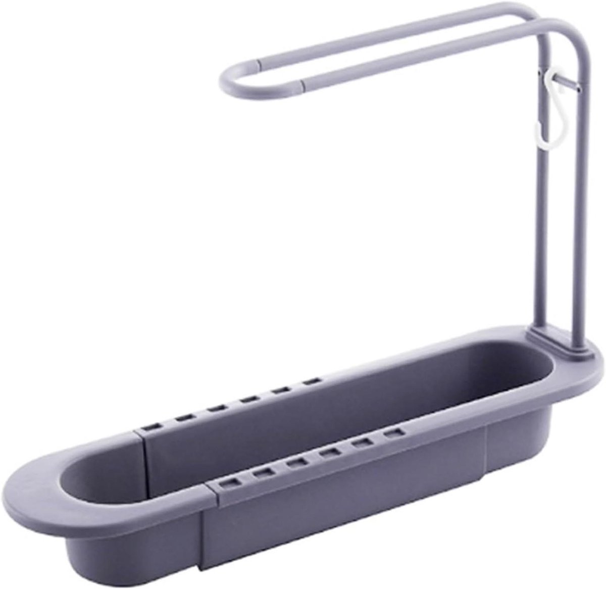 Gootsteen Plank - Keuken Organizer - Keuken Opbergen - Telescopisch Ontwerp - One Size - Grijs